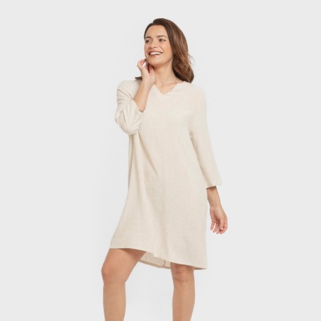 Camisola lino mujer lisa camisola-lino-mujer-lisa
