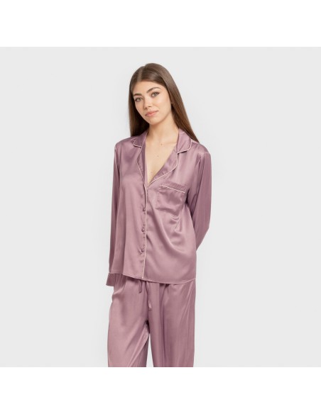 Pijama largo mujer Saten Friday pijamas-largos-de-mujer