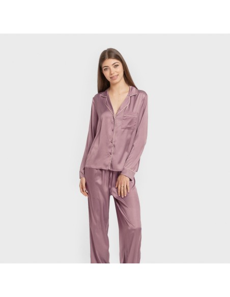 Pijama largo mujer Saten Friday pijamas-largos-de-mujer