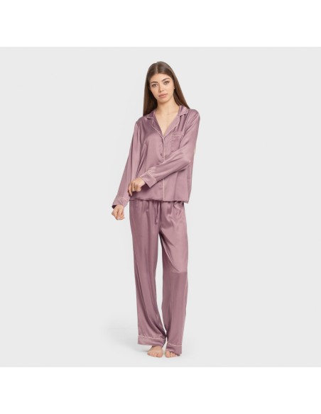 Pijama largo mujer Saten Friday pijamas-largos-de-mujer