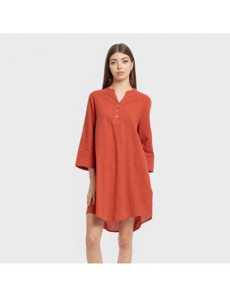 Camisola algodón lisa vestidos-y-blusones-mujer