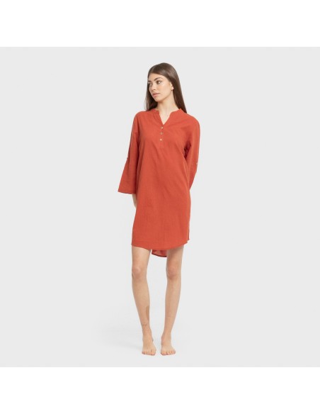 Camisola algodón lisa vestidos-y-blusones-mujer