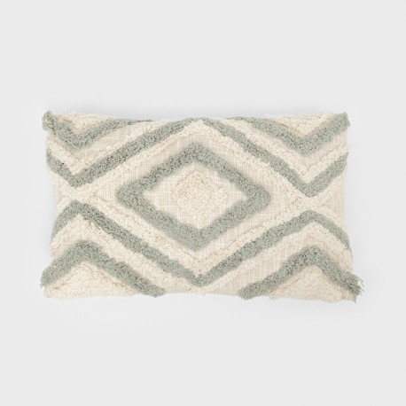 Cojín rectangular algodón 30x50 Basel - funda + relleno cojines-rectangulares