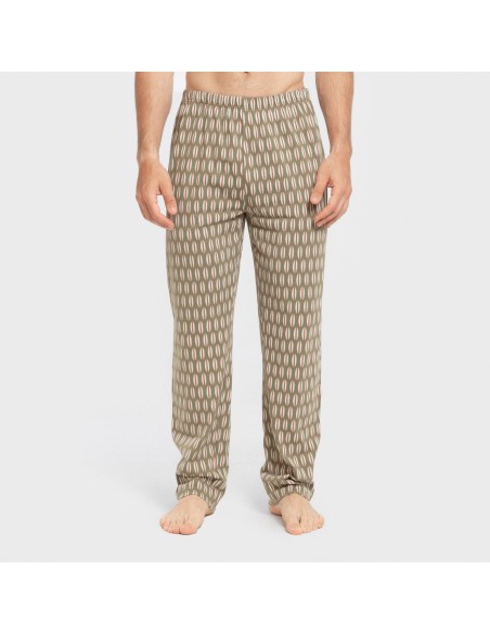 Pijama largo algodón hombre Arpani verde pijamas-largos-hombre
