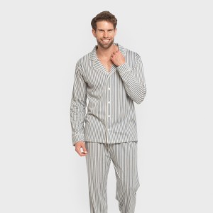 Pijama largo camisero... 2