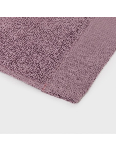 Toalla de baño 400gr Doble rizo morada toallas