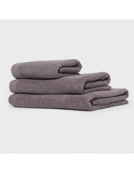 Toalla de baño 400gr Doble rizo gris marengo toallas