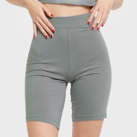 Legging corto algodón deportivo liso ropa-deporte-mujer