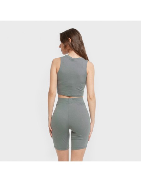 Top tirantes algodón deportivo liso ropa-deporte-mujer