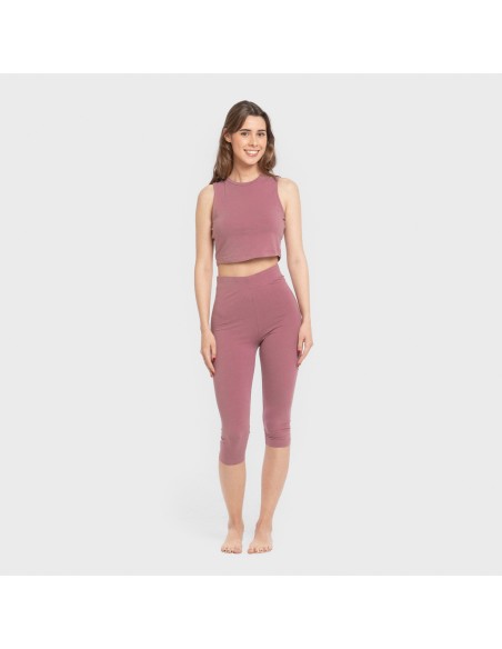 Top tirantes algodón deportivo liso ropa-deporte-mujer