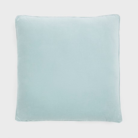Cojín cuadrante terciopelo algodón liso - funda + relleno cojines-decorativos-lisos