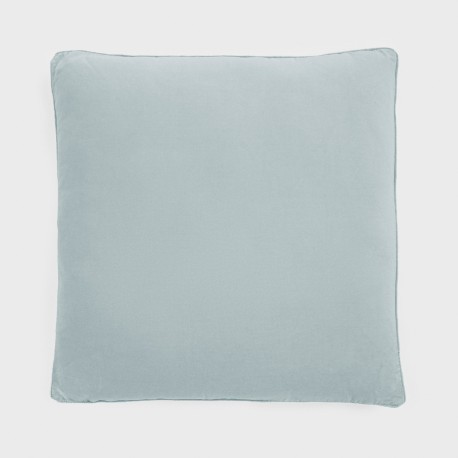 Cojín cuadrante terciopelo algodón liso - funda + relleno cojines-decorativos-lisos
