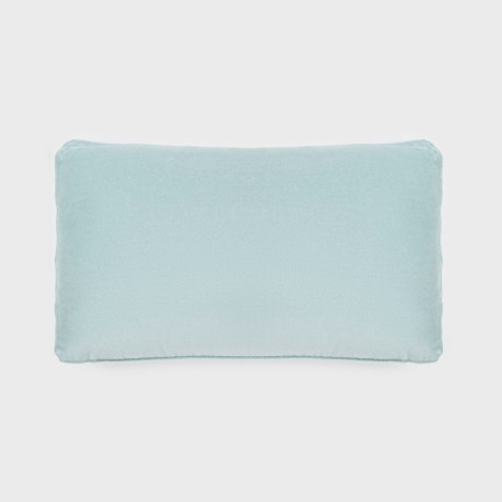 Cojín rectangular 30x50 terciopelo algodón liso - funda + relleno cojines