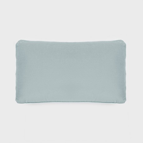 Cojín rectangular 30x50 terciopelo algodón liso - funda + relleno cojines