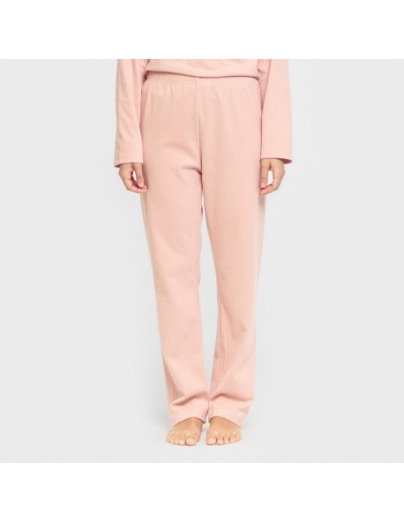Pijama canalé Raya ancha lisa pijamas-largos-de-mujer