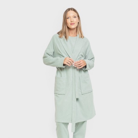 Bata canalé Raya ancha lisa batas-mujer