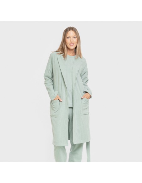 Bata canalé Raya ancha lisa batas-mujer