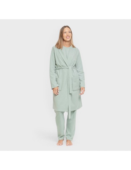 Bata canalé Raya ancha lisa batas-mujer