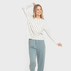 Pijama largo mujer soft Joy...