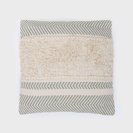 Cojín cuadrante algodón Danke 45x45 - funda + relleno cojines-decorativos