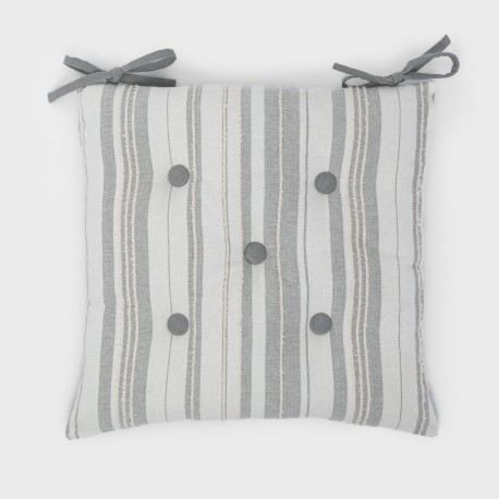 Cojín plancheta Raya Selva 45x45 - funda + relleno cojines-sillas