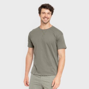 Pijama corto algodón hombre...