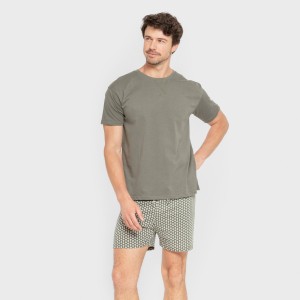 Pijama corto algodón hombre... 2