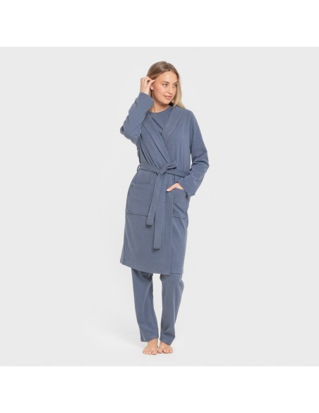 Bata canalé Raya ancha lisa batas-mujer