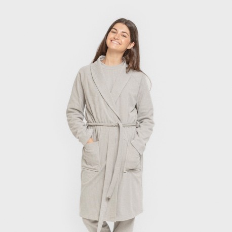 Bata canalé Raya ancha lisa batas-mujer