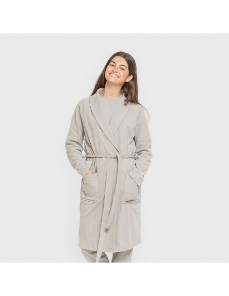 Bata canalé Raya ancha lisa batas-mujer