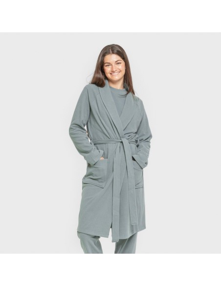 Bata canalé Raya ancha lisa batas-mujer