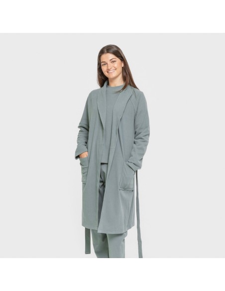 Bata canalé Raya ancha lisa batas-mujer