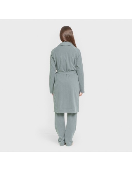 Bata canalé Raya ancha lisa batas-mujer