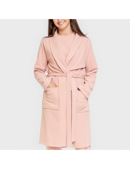 Bata canalé Raya ancha lisa batas-mujer