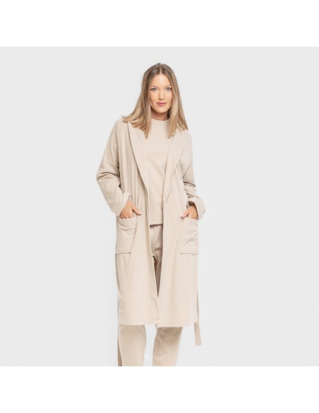Bata canalé Raya ancha lisa batas-mujer