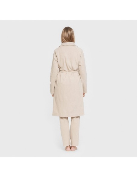 Bata canalé Raya ancha lisa batas-mujer