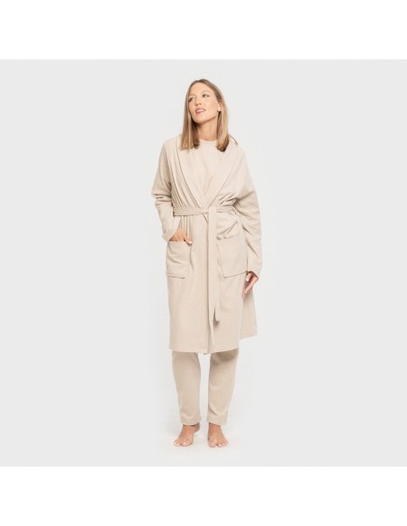 Bata canalé Raya ancha lisa batas-mujer