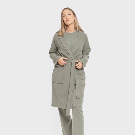 Bata canalé Raya ancha lisa batas-mujer