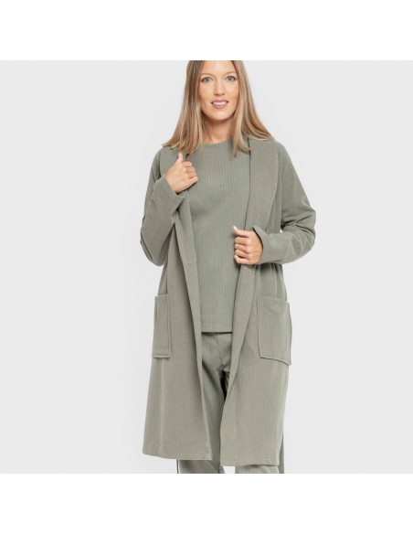 Bata canalé Raya ancha lisa batas-mujer