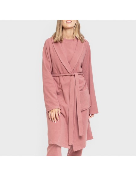 Bata canalé Raya ancha lisa batas-mujer
