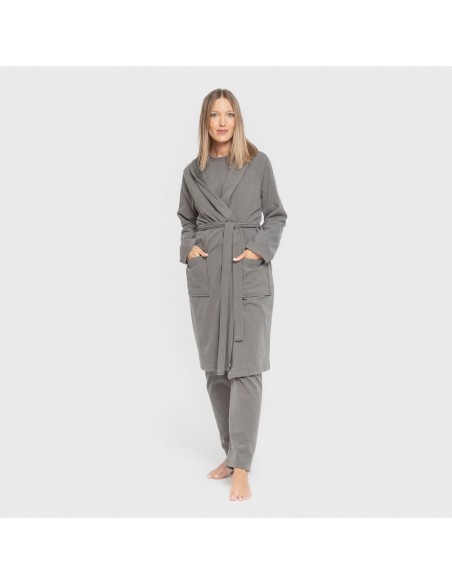 Bata canalé Raya ancha lisa batas-mujer