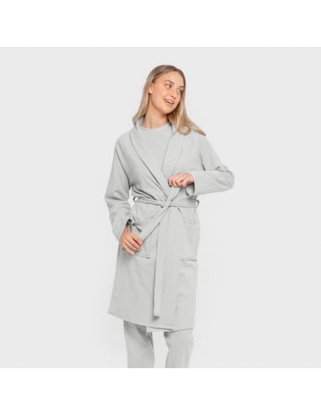 Bata canalé Raya ancha lisa batas-mujer