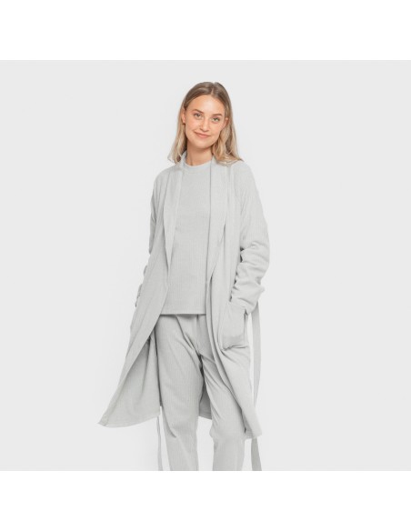 Bata canalé Raya ancha lisa batas-mujer