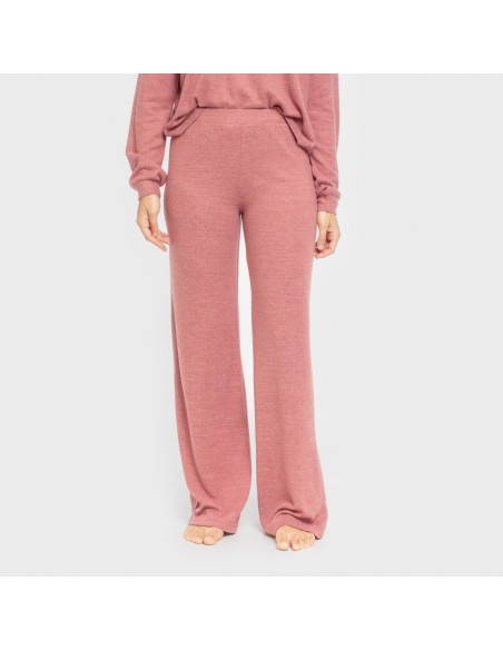 Pijama angorina liso pijamas-largos-de-mujer