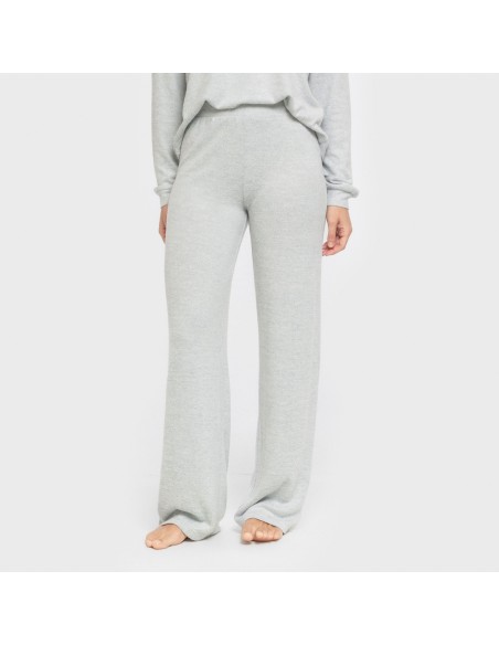 Pijama angorina liso pijamas-largos-de-mujer