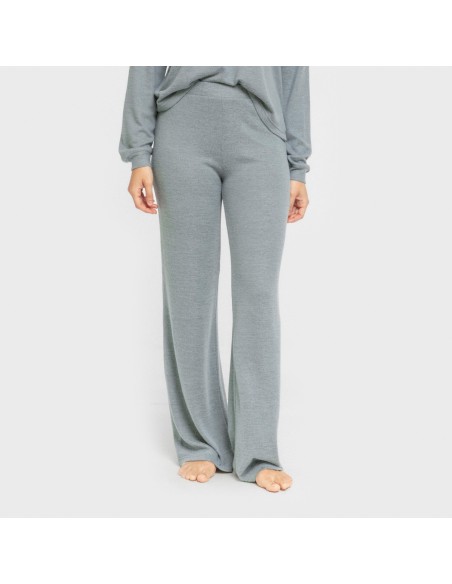 Pijama angorina liso pijamas-largos-de-mujer