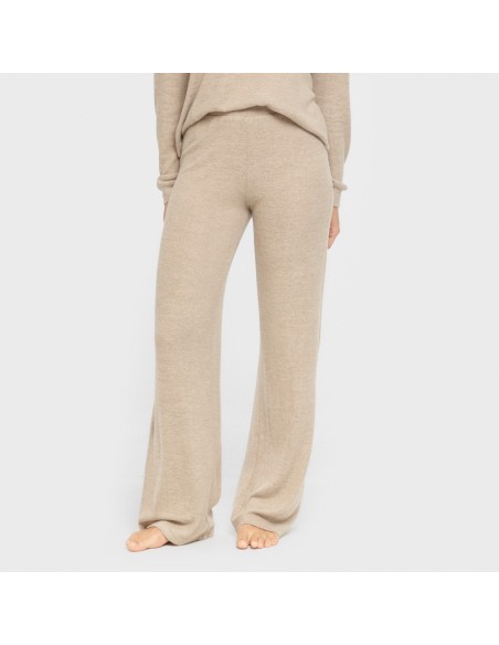 Pijama angorina liso pijamas-largos-de-mujer