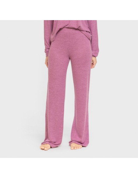 Pijama angorina liso pijamas-largos-de-mujer