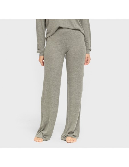 Pijama angorina liso pijamas-largos-de-mujer
