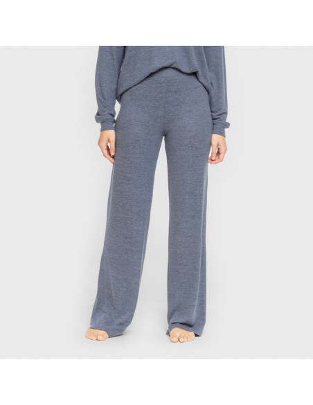 Pijama angorina liso pijamas-largos-de-mujer